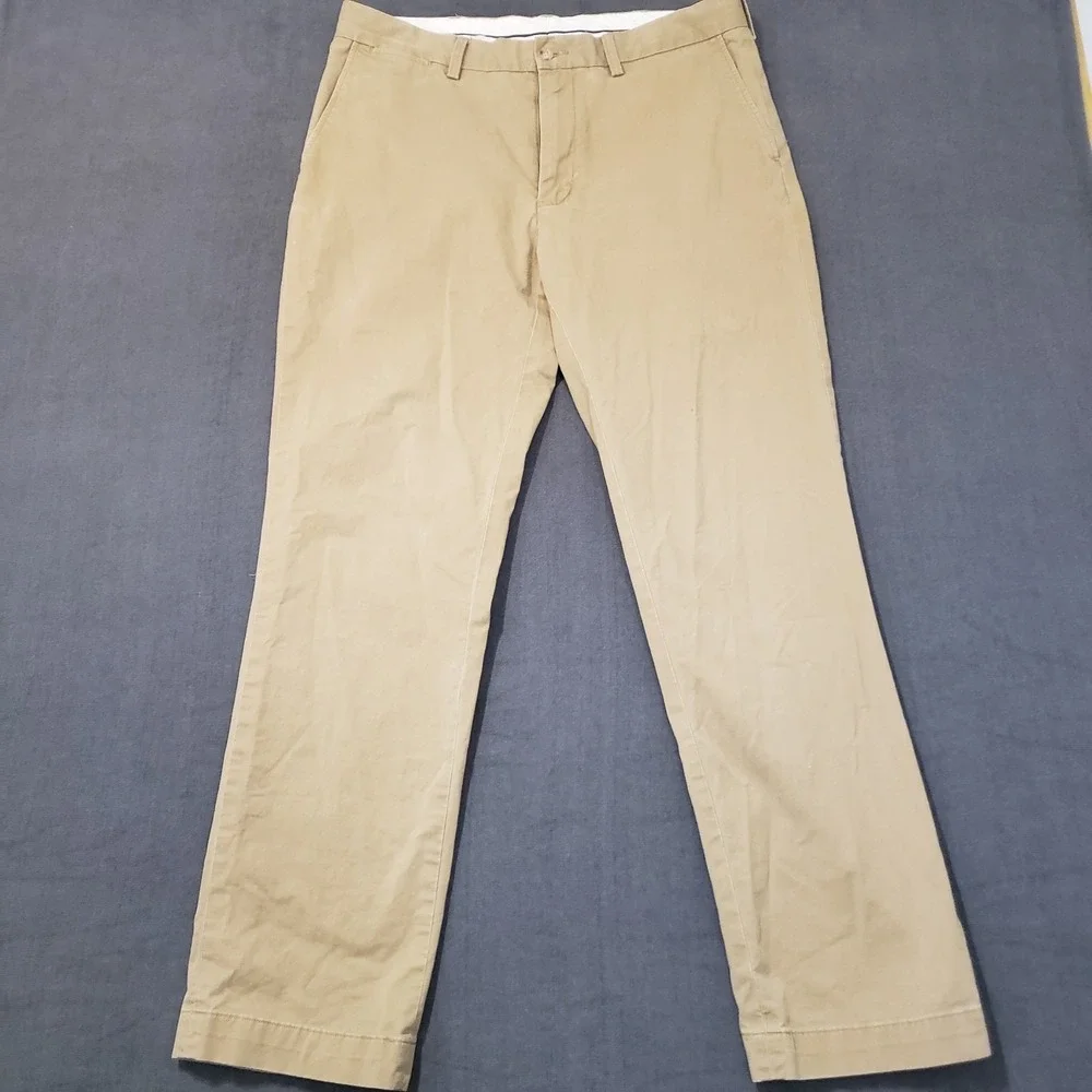 Polo Ralph Lauren Pants Mens Size‎ 35/32 Classic Khaki Beige